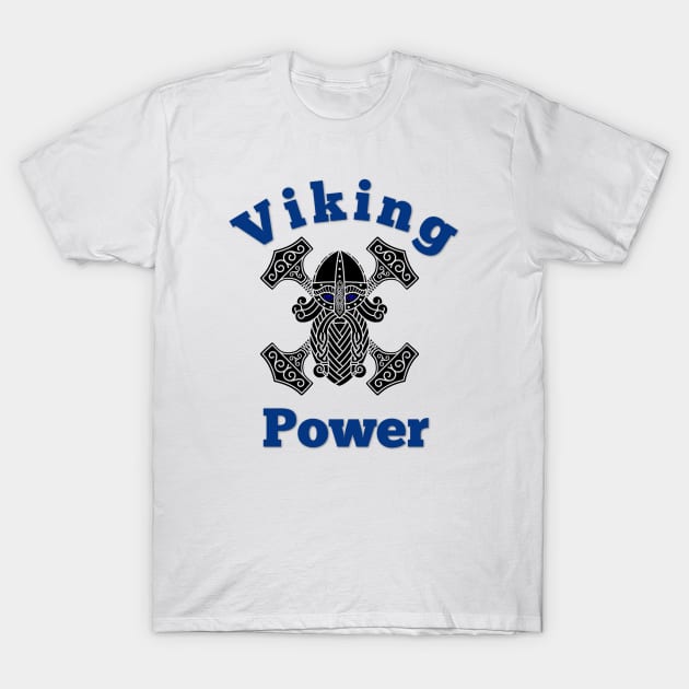 Viking Power T-Shirt by DesignsbyZazz